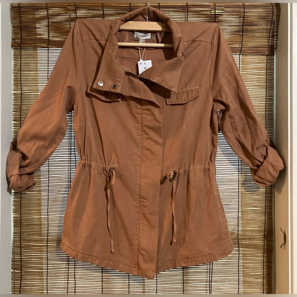 Cupio Women's Brown Utility Jacket - Picture 4 of 8